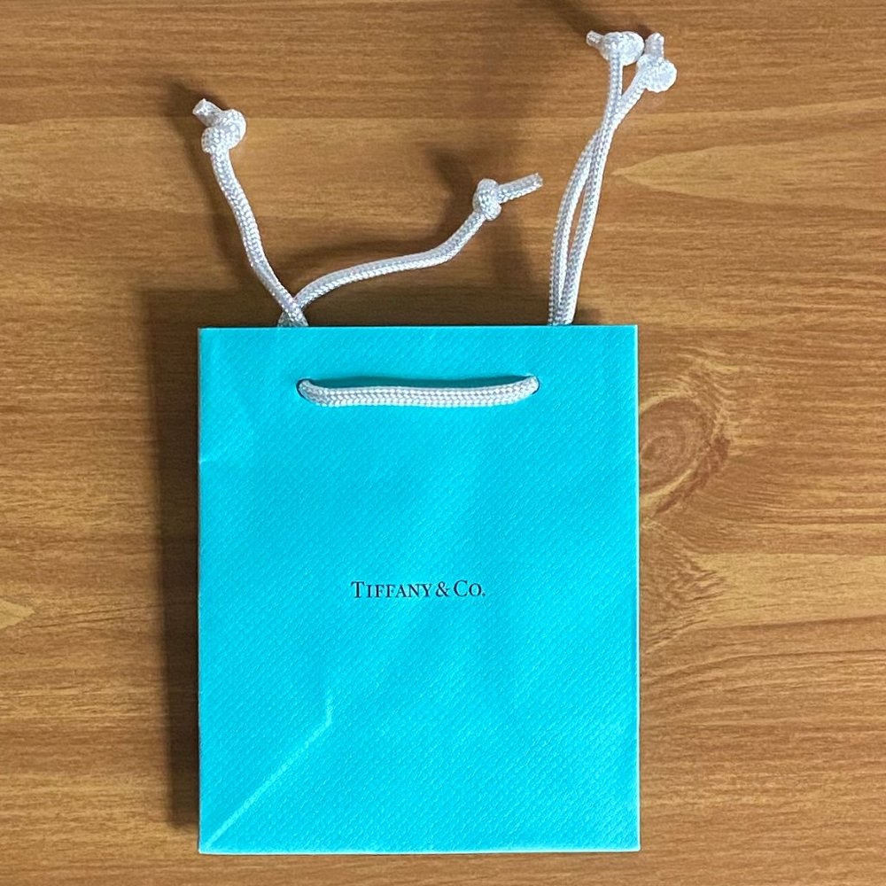 New small Tiffany shopping bag, never unfolded